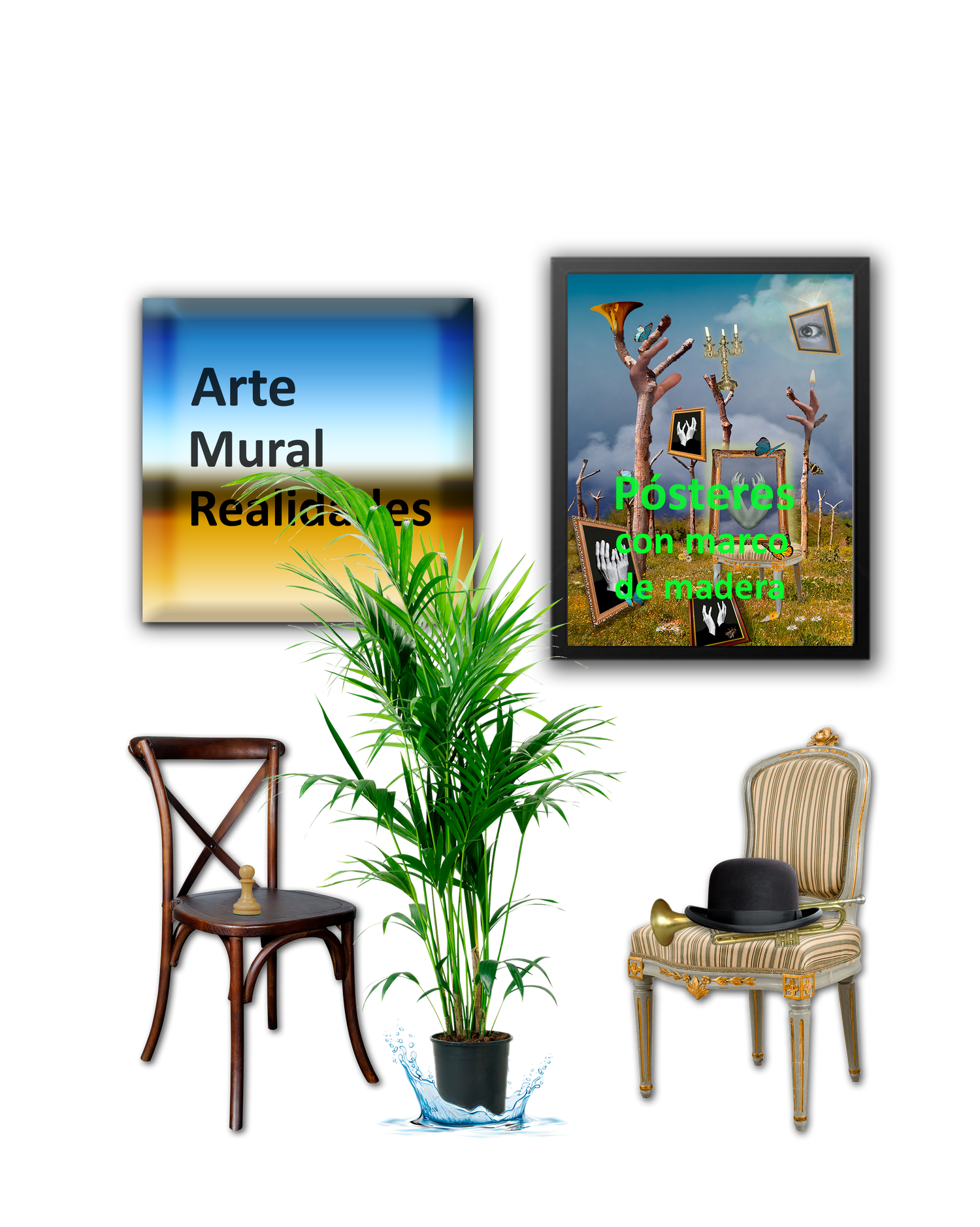 Pósteres con marco Arte Creativo