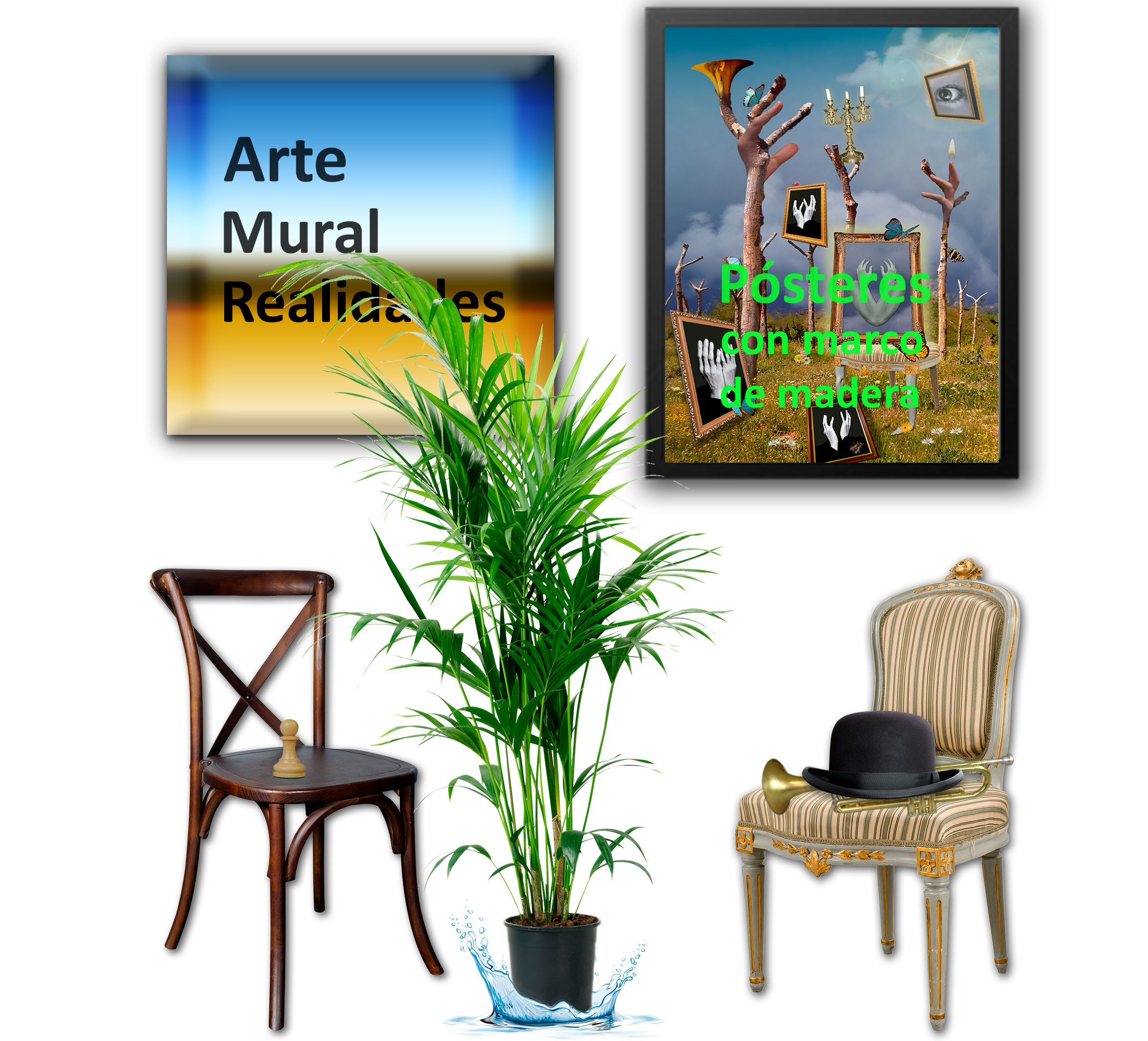 Pósteres con marco Arte Creativo