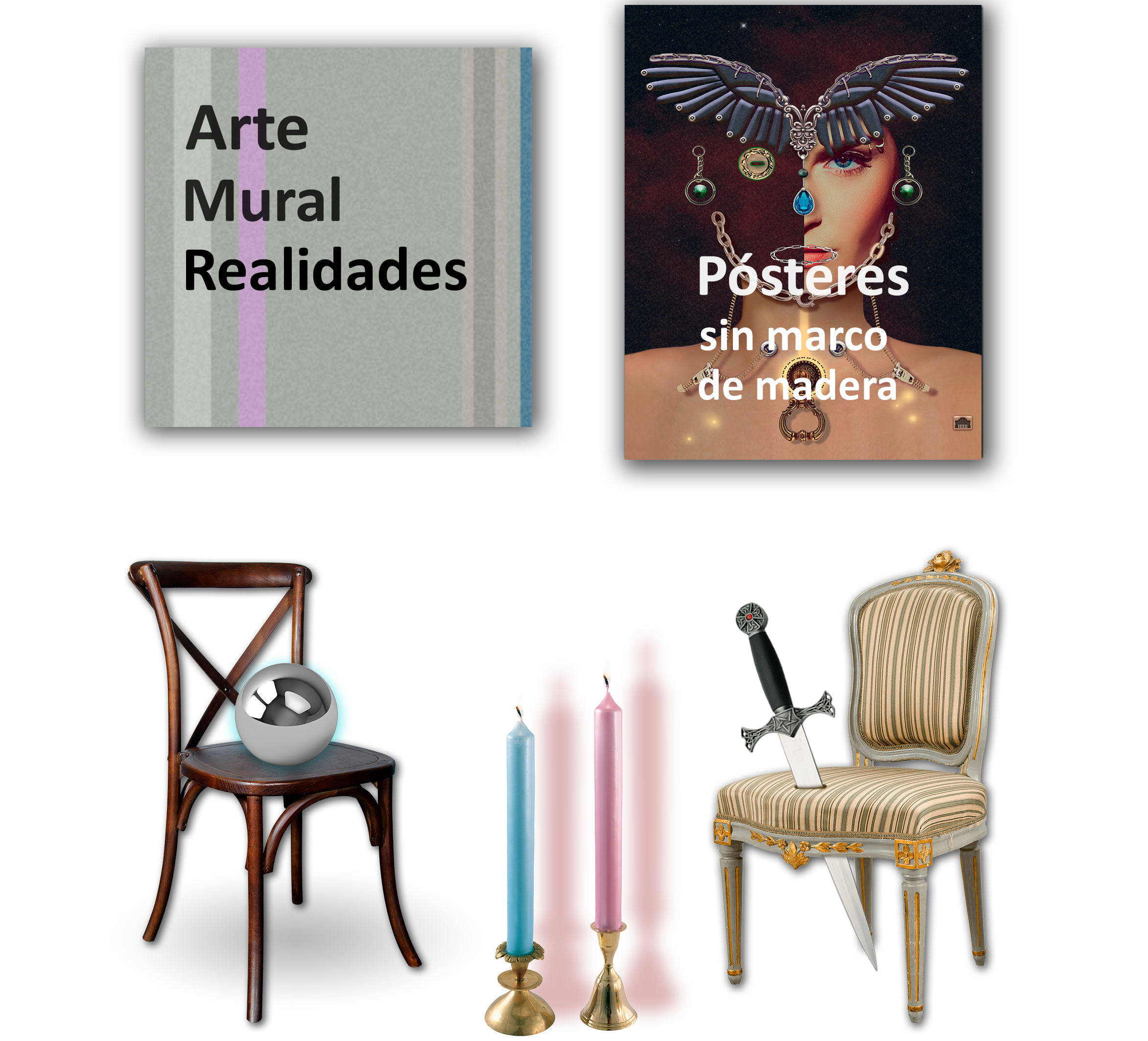 Pósteres sin marco Arte Creativo