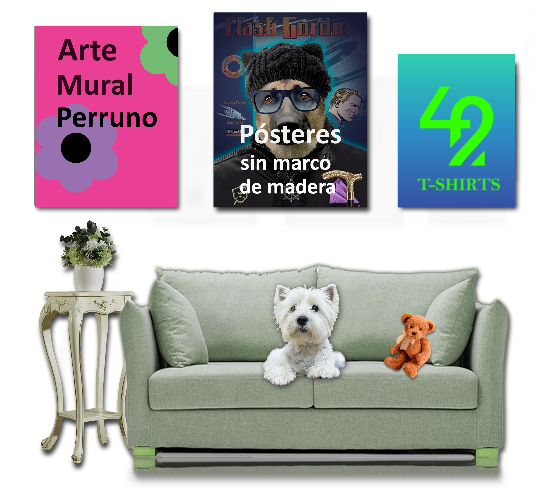 Pósteres sin marco Arte Perruno
