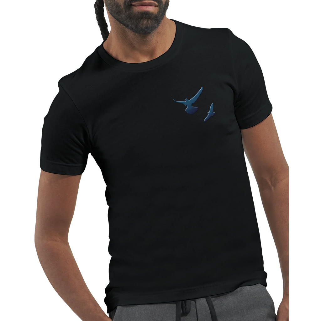 Camiseta personalizable negra unisex con diseño creativo – Forty Two Tshirts
