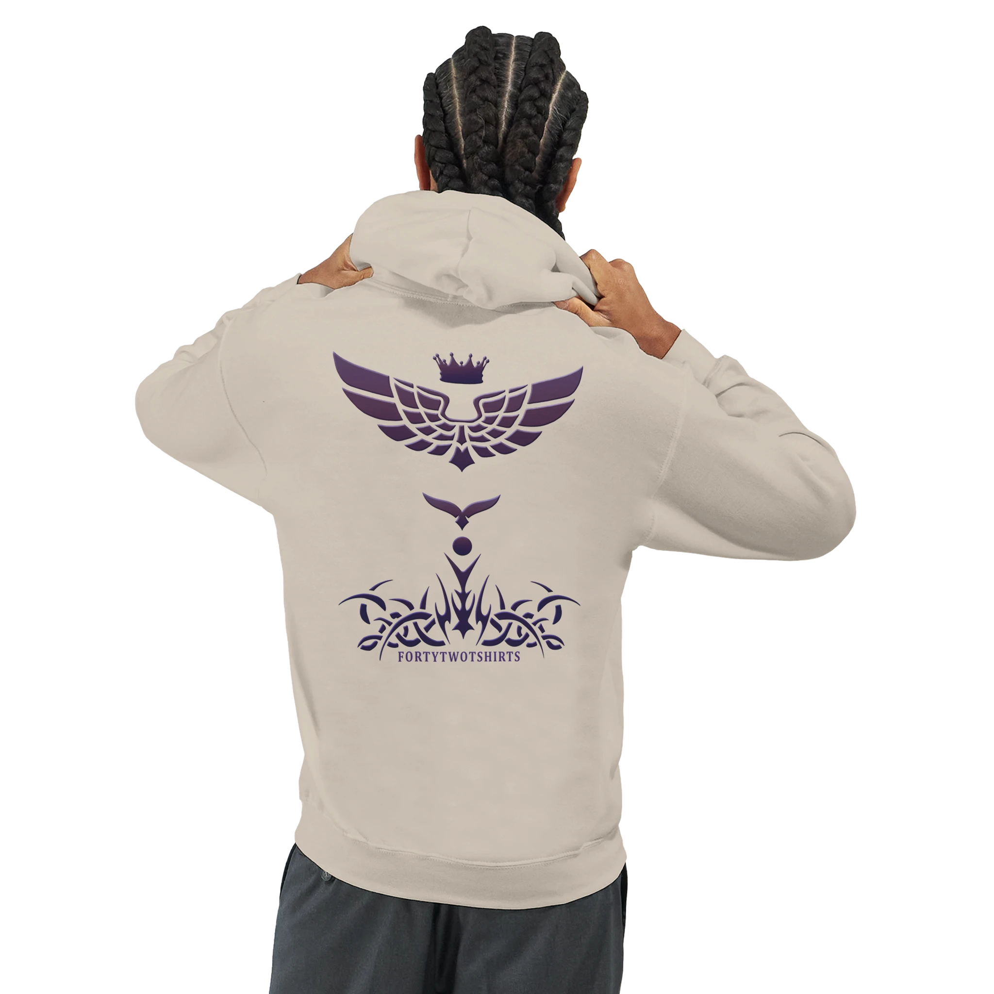 Sudadera con capucha de diseño único y exclusivo, con arte conceptual y detalles visuales. Ideal para los que aprecian el arte y los enigmas visuales.