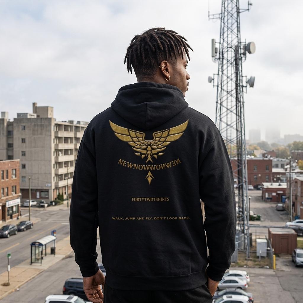 Sudadera con capucha - Salta y vuela 01.00