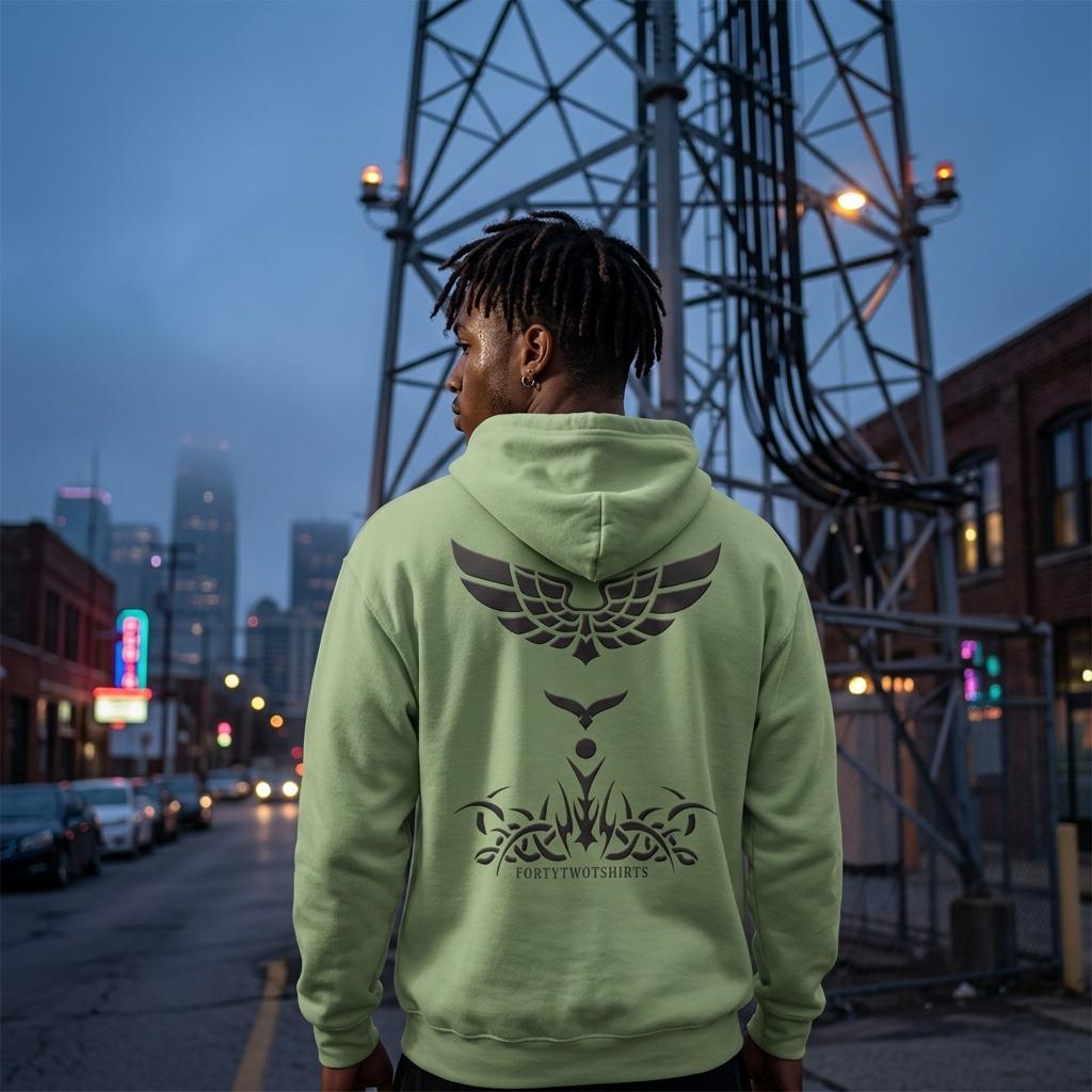 Sudadera con capucha - Tierra y cielo 01.11