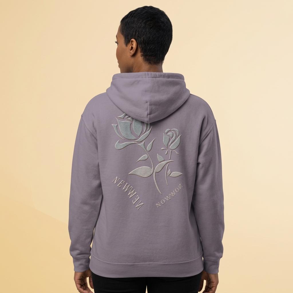 Sudadera con capucha - Now new Rosas relieve