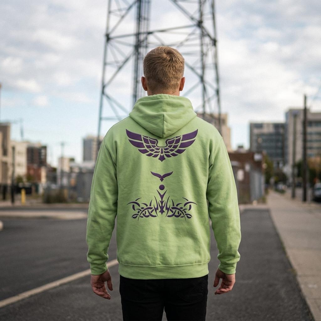 Sudadera con capucha - Tierra y cielo 01.00