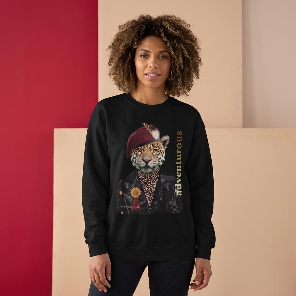 Sudadera SC - Leopardo con boina 01.00